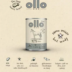 Ollo Pure Horse Mokra Karma dla psa op. 850g