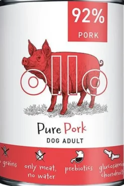 Ollo Pure Pork Mokra Karma dla psa op. 400g Pakiet 8szt.
