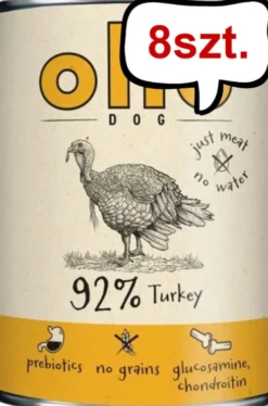 Ollo Pure Turkey Mokra Karma dla psa op. 400g Pakiet 8szt.