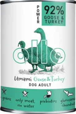 Ollo Umami Goose&Turkey Mokra Karma dla psa op. 400g Pakiet 8szt.
