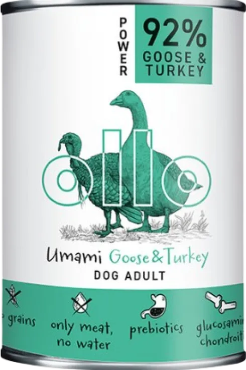 Ollo Umami Goose&Turkey Mokra Karma dla psa op. 400g Pakiet 8szt.