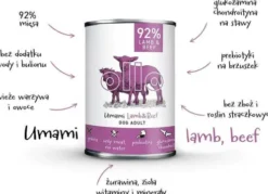 Ollo Umami Lamb&Beef Mokra Karma dla psa op. 850g