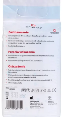 Opharm Podkłady higieniczne - maty absorbujące dla psa rozm. 40x60cm op. 10szt.