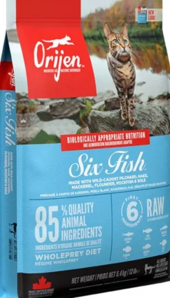 Orijen Cat Six Fish Sucha Karma dla kota op. 5.4kg