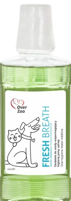 Over Zoo Fresh Breath Preparat do higieny jamy ustnej dla psa i kota poj. 250ml