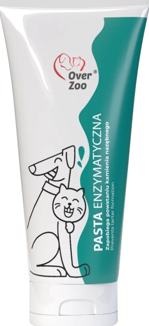 Over Zoo Pasta do zębów enzymatyczna dla psa i kota op. 100g