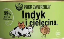 Paka Zwierzaka Indyk z Cielęciną Mokra karma dla kota op. 200g