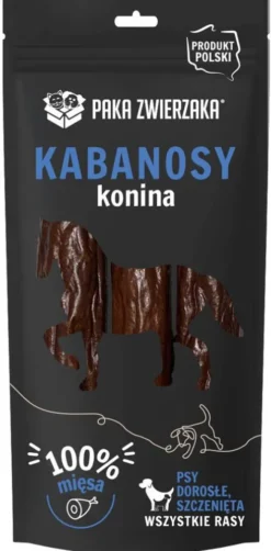Paka Zwierzaka Kabanosy konina dla psa op. 3szt.