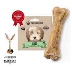 Paka Zwierzaka Kość z dodatkiem strusia rozm. XL dł. 17 cm