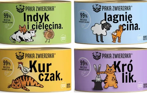 Paka Zwierzaka Pakiet degustacyjny Mokra karma dla kota op. 8x200g