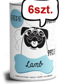 Paka Zwierzaka Pepe Jagnięcina Mokra karma dla psa op. 400g Pakiet 6szt.