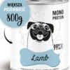 Paka Zwierzaka Pepe Jagnięcina Mokra karma dla psa op. 800g WYPRZEDAŻ