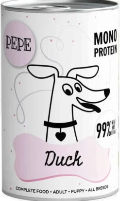 Paka Zwierzaka Pepe Kaczka Mokra karma dla psa op. 400g Pakiet 6szt.