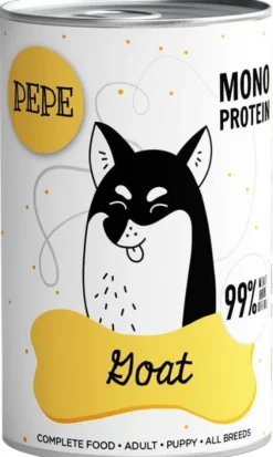 Paka Zwierzaka Pepe Kozina Mokra karma dla psa op. 400g Pakiet 12szt. + Worek bawełniany GRATIS