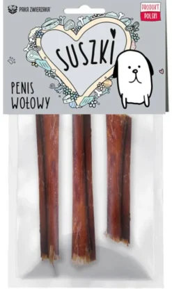 Paka Zwierzaka Przysmak Suszki Penis wołowy op. 3szt.