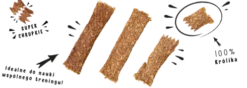 Paka Zwierzaka Stripsy Królik dla psa op. 70g
