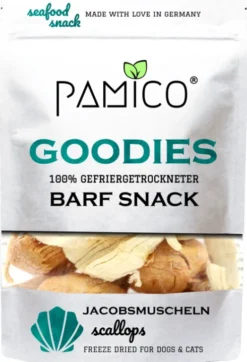 Pamico Goodies Freeze Dried Przegrzebki Przysmaki liofilizowane dla psa i kota op. 40g