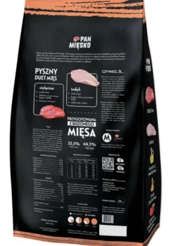 Pan Mięsko Cielęcina z indykiem Medium Sucha Karma dla psa op. 20kg