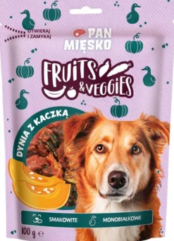 Pan Mięsko Fruits&Veggies Dynia z kaczką Przysmak dla psa op. 100g
