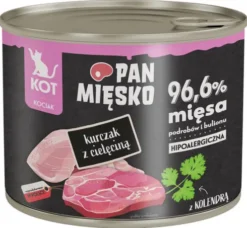 Pan Mięsko Kitten Kurczak z cielęciną Mokra Karma dla kociąt op. 200g