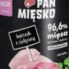 Pan Mięsko Kitten Kurczak z cielęciną Mokra Karma dla kociąt op. 400g Pakiet 12szt.