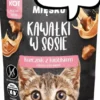 Pan Mięsko Kitten Kurczak z królikiem w sosie Mokra Karma dla kociąt op. 85g Pakiet 12szt.