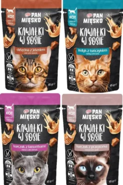 Pan Mięsko Pakiet degustacyjny Mokra Karma dla kota op. 12x85g