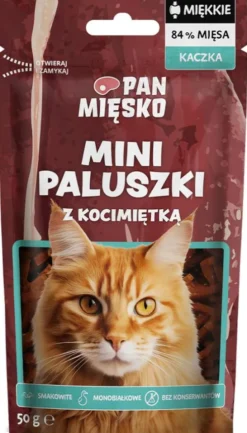 Pan Mięsko Przysmak Mini Paluszki z kocimiętką dla kota op. 50g