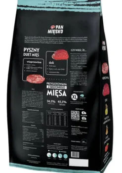 Pan Mięsko Wieprzowina z dzikiem Extra Large Sucha Karma dla psa op. 20kg