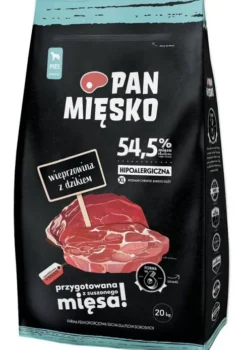 Pan Mięsko Wieprzowina z dzikiem Extra Large Sucha Karma dla psa op. 20kg