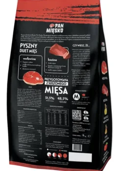 Pan Mięsko Wołowina z koziną Medium Sucha Karma dla psa op. 20kg