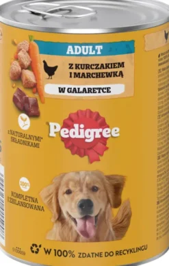Pedigree Adult Kurczak w galaretce Mokra Karma dla psa op. 400g