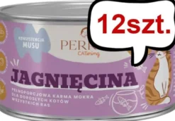 Perro CATering Jagnięcina Mokra Karma dla kota op. 185g Pakiet 12szt.