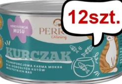 Perro CATering Kurczak Mokra Karma dla kota op. 185g Pakiet 12szt.