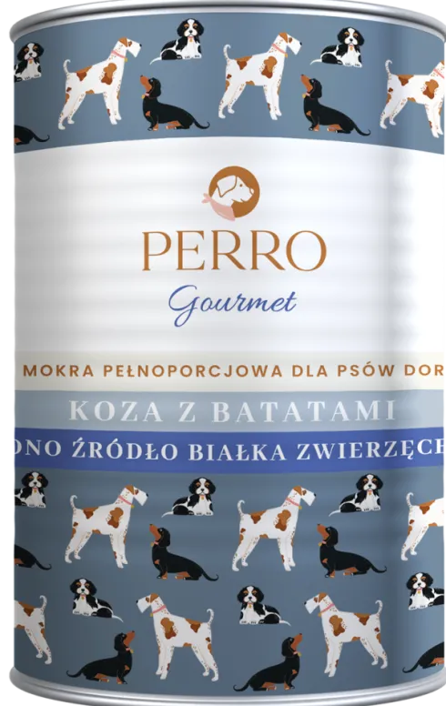 Perro Gourmet Adult Koza z batatami Mokra Karma dla psa op. 400g