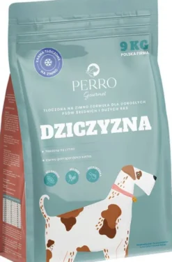 Perro Gourmet Adult Medium/Maxi Dziczyzna Sucha Karma dla psa op. 9kg [Data ważności: 02.2027]
