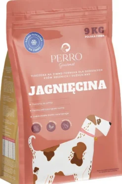 Perro Gourmet Adult Medium/Maxi Jagnięcina Sucha Karma dla psa op. 9kg [Data ważności: 12.2026]