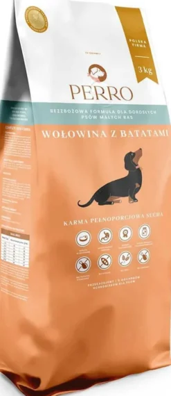 Perro Wołowina z batatami Sucha Karma dla psa op. 3kg