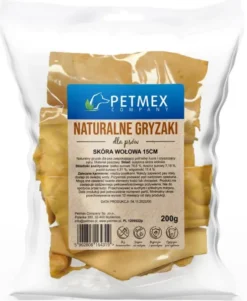 Petmex Przysmak Skóra wołowa dla psa op. 200g