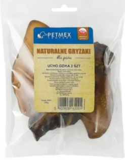 Petmex Ucho dzika suszone dla psa op. 2szt.