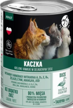 Pet Republic Adult Kaczka Mokra Karma dla kota 400g Pakiet. 10szt.