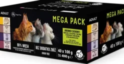 Pet Republic Mega Pack w sosie Mokra Karma dla kota op. 40x100g