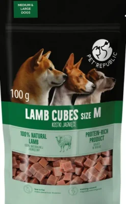 Pet Republic Przysmak Lamb Soft Cubes dla psa op. 100g