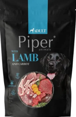 Piper Animals Adult Jagnięcina z marchewką Mokra karma dla psa op. 500g Pakiet 10szt.