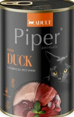 Piper Animals Adult Kaczka Mokra Karma dla kota op. 400g Pakiet 12szt.