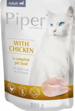 Piper Animals Adult Kurczak Mokra Karma dla kota op. 100g Pakiet 10szt.