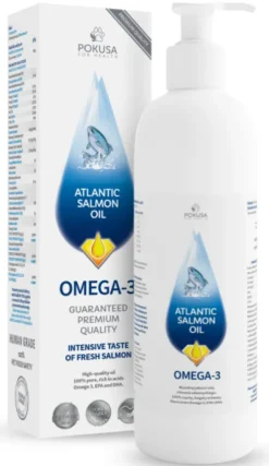 Pokusa Olej z łososia atlantyckiego dla psa i kota poj. 1000ml