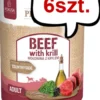 Pokusa Premium Selection Countryside Adult Wołowina z krylem Mokra Karma dla psa op. 400g Pakiet 6szt. + Silikonowa pokrywka z łyżeczką GRATIS