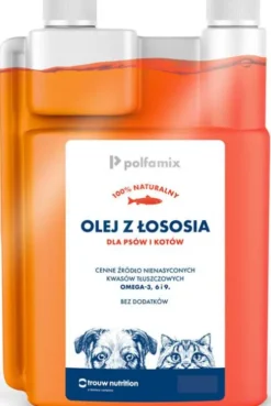 Polfamix Olej z łososia dla psa i kota poj. 250ml