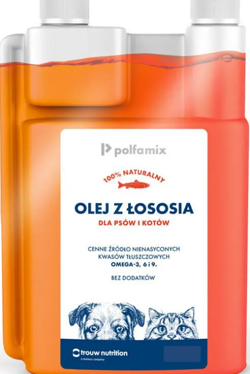 Polfamix Olej z łososia dla psa i kota poj. 250ml